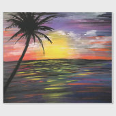 Sunset Zee Cadeaupapier (Vlak)