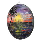 Sunset Zee Dartbord (Voorkant Rechts)