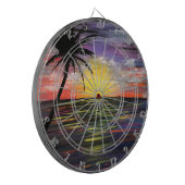 Sunset Zee Dartbord (Voorkant Links)
