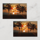 Sunset Zee Design Visitekaartje (Voorkant / Achterkant)