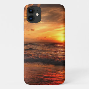 Sunset Zee golven Case-Mate iPhone Case