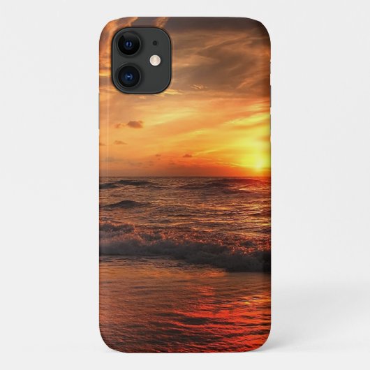 Sunset Zee golven Case-Mate iPhone Case (Achterkant)