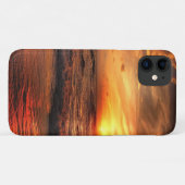 Sunset Zee golven Case-Mate iPhone Case (Achterkant (horizontaal))