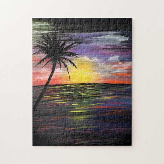 Sunset Zee Legpuzzel (Verticaal)