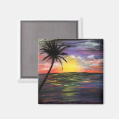 Sunset Zee Magneet (Voorkant / Achterkant)