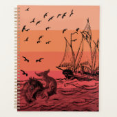 Sunset Zee Monster Sketch Planner (Voorkant)