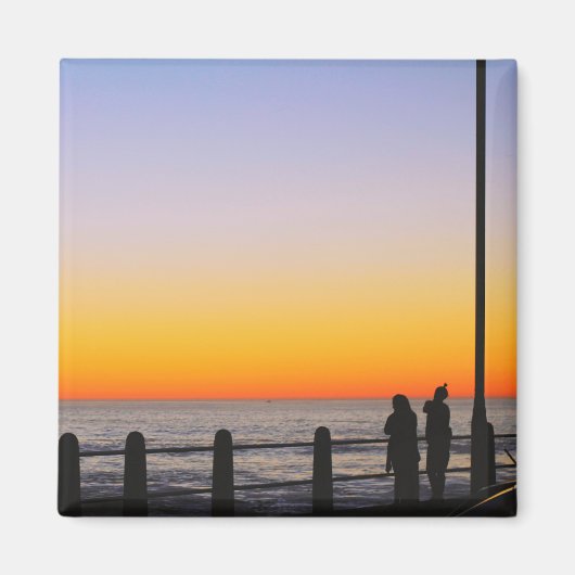 Sunset Zee Ocean Friends Magnet (Voorkant)