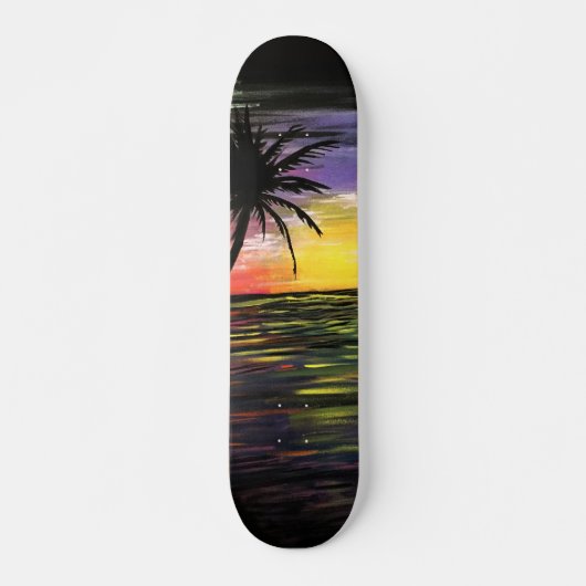 Sunset Zee Persoonlijk Skateboard (Voorkant)