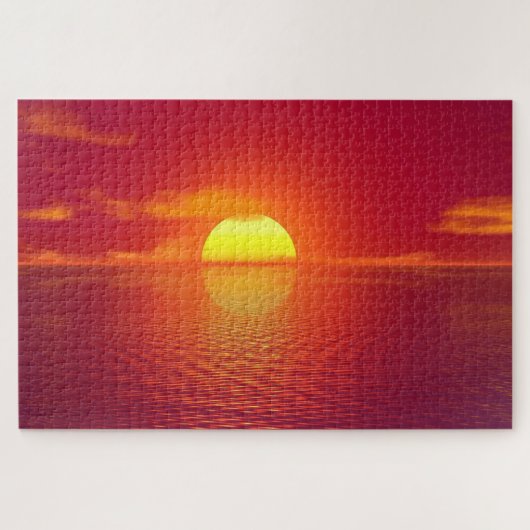 Sunset Zee Puzzel (Horizontaal)