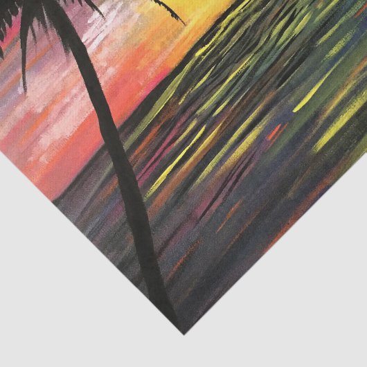 Sunset Zee Tissuepapier (Detail)