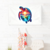 Sunset Zee Turtle Spandoek (Insitu)