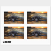 Sunset Zee Turtle Sticker (Vel)
