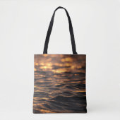 Sunset Zee Uitzicht Canvas tas (Voorkant)