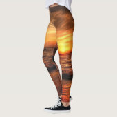 Sunset Zee Waves Leggings (Links)