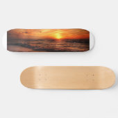 Sunset Zee Waves Persoonlijk Skateboard (Horizontaal)