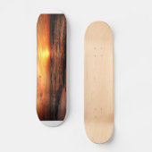 Sunset Zee Waves Persoonlijk Skateboard (Voorkant)