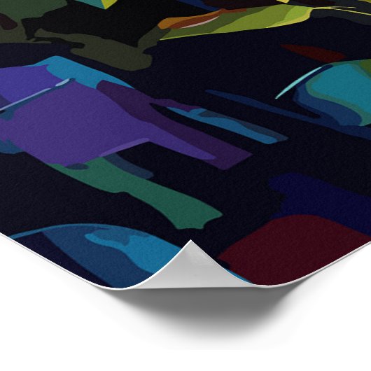 Sunset Zonnebloem Field Wall Art Poster (Hoek)