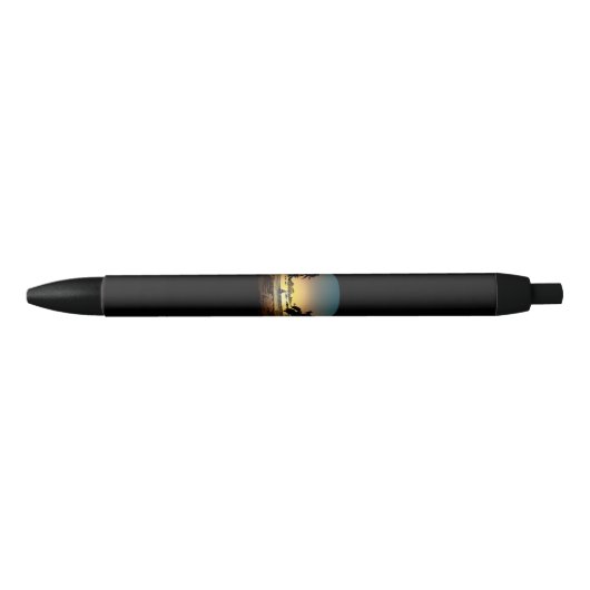 Sunset Zwarte Inkt Pen (Voorkant)
