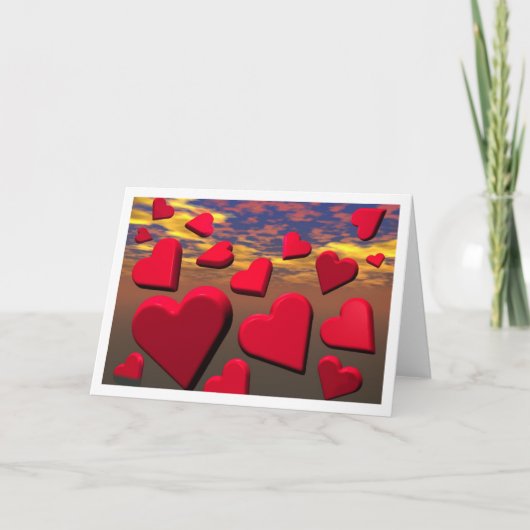 SunsetHearts Feestdagen Kaart (Voorkant)