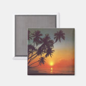Sunsetisland Magneet (Voorkant / Achterkant)