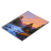 Sunset's Dance on the Stream Notitieboek (Linkerzijde)