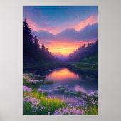 Sunset's Embrace Poster (Voorkant)