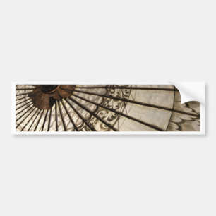 Sunshade of Asian Parasol Bumpersticker