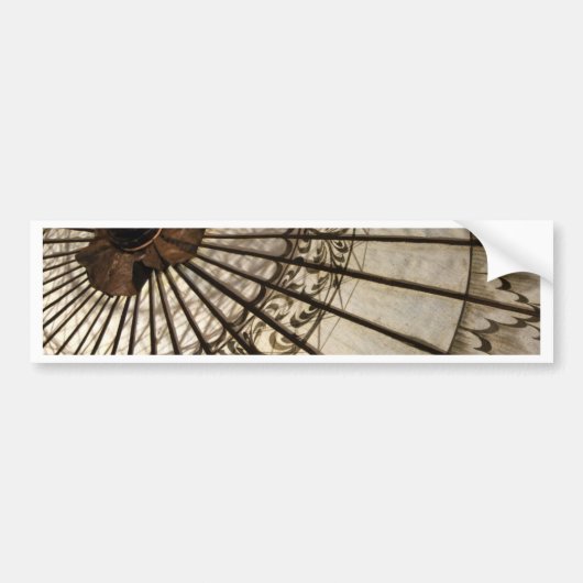 Sunshade of Asian Parasol Bumpersticker (Voorkant)