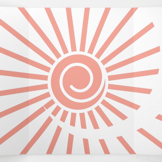 Sunshine 10 drieluik wenskaart (Binnenkant midden)