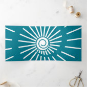 Sunshine 11 drieluik wenskaart (Binnen)