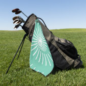 Sunshine 12 golfhanddoek (Groen)