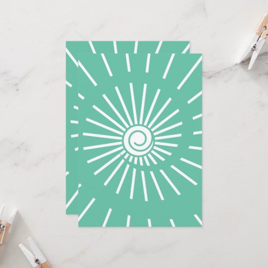 Sunshine 12 kaart (Voorkant / Achterkant in situ)