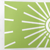 Sunshine 13 drieluik wenskaart (Binnenzijde eerst)