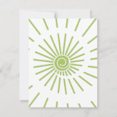 Sunshine 14 notitiekaartje (Voorkant)