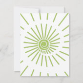 Sunshine 14 notitiekaartje (Achterkant)