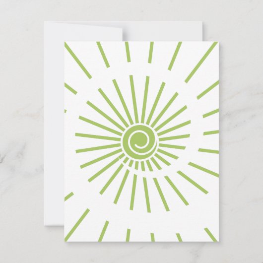 Sunshine 14 notitiekaartje (Achterkant)