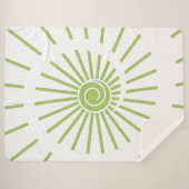 Sunshine 14 sherpa deken (Voorkant (horizontaal))