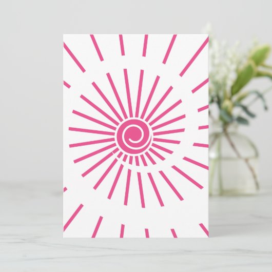 Sunshine 15 bedankkaart (Staand voorkant)