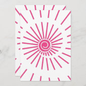 Sunshine 15 bedankkaart (Voorkant / Achterkant)