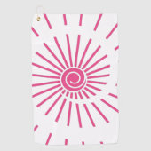 Sunshine 15 golfhanddoek (Voorkant)