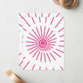 Sunshine 15 notitiekaartje (Voorkant / Achterkant in situ)