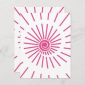 Sunshine 15 notitiekaartje (Voorkant / Achterkant)