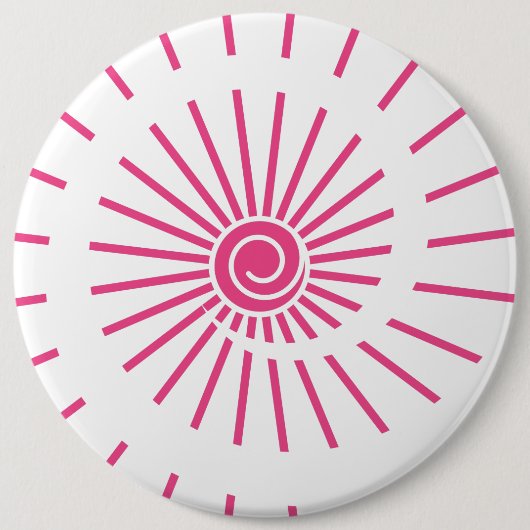 Sunshine 15 ronde button 6,0 cm (Voorkant)