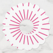 Sunshine 15 wijnglaslabel (Voorkant)