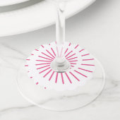 Sunshine 15 wijnglaslabel (Dichtbij)