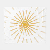 Sunshine 1 fleece deken (Voorkant (Horizontaal))