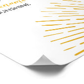 Sunshine 1e verjaardag van de mijlpaal poster (Hoek)