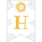 Sunshine 1st Birthday Party Banner (Tweede vlag)