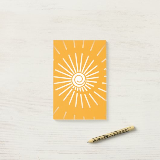 Sunshine 2 post-it® notes (Op bureau)
