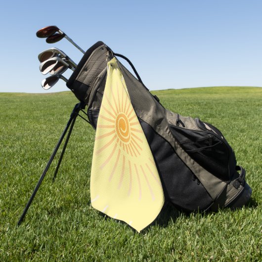 Sunshine 3 golfhanddoek (Groen)